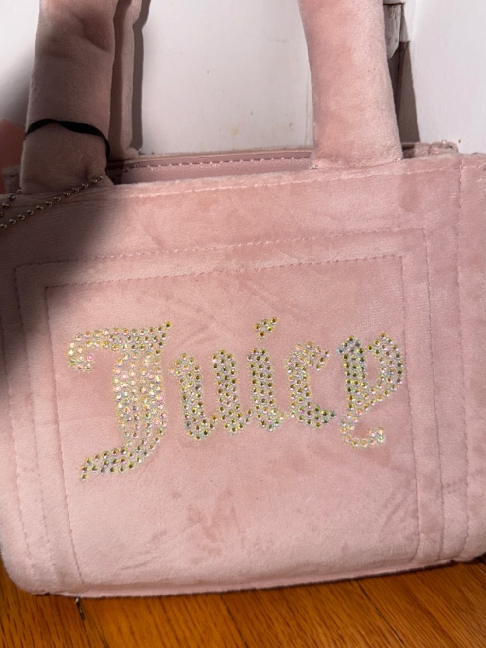 Juicy couture bag with rhinestones